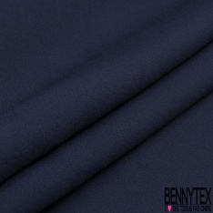 Sergé viscose polyester tailleur blanc discret fin et fluide