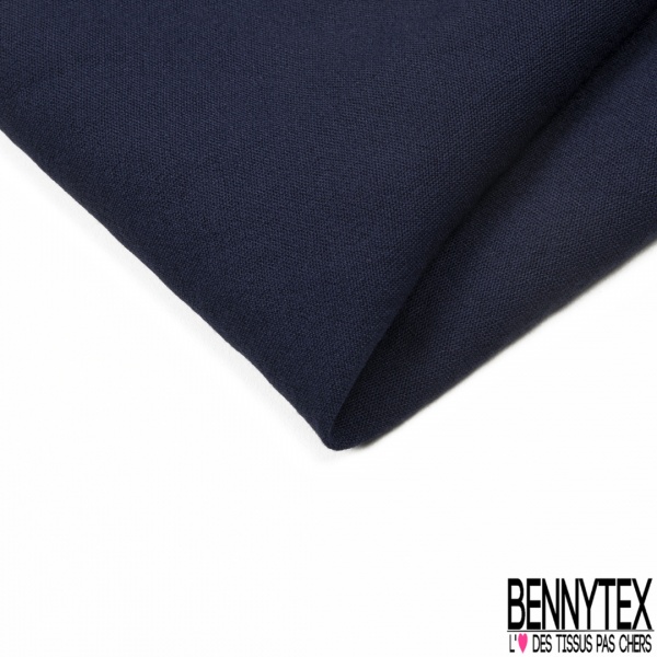 Sergé viscose polyester tailleur blanc discret fin et fluide