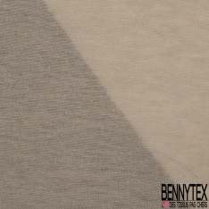 Jersey viscose gratté fin uni gris glacier petite laize
