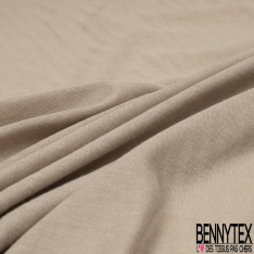 Jersey viscose gratté fin uni gris glacier petite laize