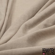Jersey viscose gratté fin uni gris glacier petite laize