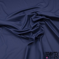 Satin de Soie Coton uni grain de poivre