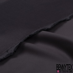Satin de soie coton élasthanne uni thé