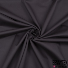 Satin de soie coton élasthanne uni thé