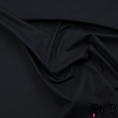 Gabardine de coton sergé élasthanne uni limousine touché peau de pêche