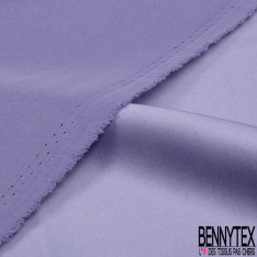 Drap satin élasthanne lourd touché soie lavande