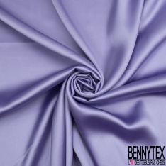 Drap satin élasthanne lourd touché soie lavande
