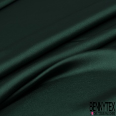Drap satin élasthanne lourd touché soie vert anglais