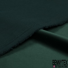 Drap satin élasthanne lourd touché soie vert anglais