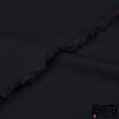 Drap de laine polyester costume uni tabac
