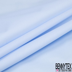 Popeline coton coloris blanc optique semi rigide
