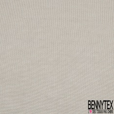 Molleton bouclette polyamide coton petite laize uni chanvre