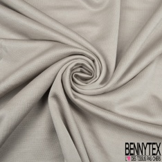 Molleton bouclette polyamide coton petite laize uni chanvre