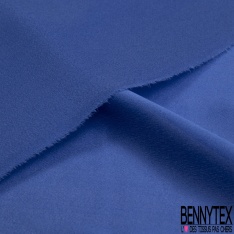 Mousseline de soie satinée nuage uni taupe foncé
