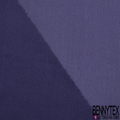 Mousseline de soie satinée nuage uni bleu roi
