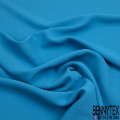 Coupon 3 m Crêpe caddy viscose acétate fluide uni bison