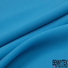 Coupon 3 m Crêpe caddy viscose acétate fluide uni bison