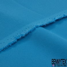 Coupon 3 m Crêpe caddy viscose acétate fluide uni bison
