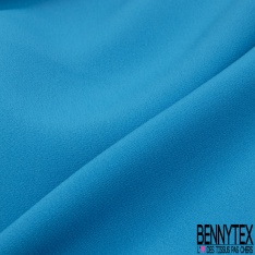 Coupon 3 m Crêpe caddy viscose acétate fluide uni bison