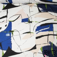 Twill satiné polyester imprimé cachemire répétitif ton argent rouge fond sang de taureau