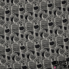 Satin Viscose imprimé mue de serpent coloris naturel