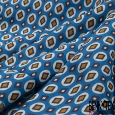 Fibranne Viscose imprimé multitâche multicolore fond marine