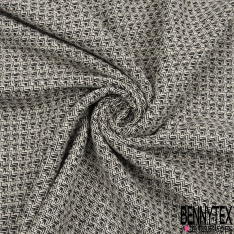 Coupon 3m coton natté quadrillage marine bronze florentin olive jaune fluo