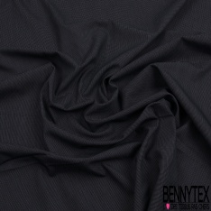 Piqué de coton fantaisie lourd uni gris anthracite