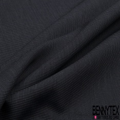 Piqué de coton fantaisie lourd uni gris anthracite