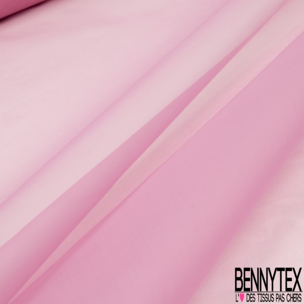 Organza de soie pétale de rose