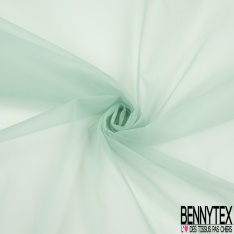 Organza de soie vert d'eau