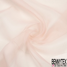 Organza de soie café