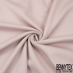 Molleton gratté uni vieux rose pastel