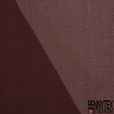 Crêpe mousseline georgette de soie uni prune