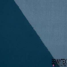 Crêpe mousseline georgette de soie uni acajou