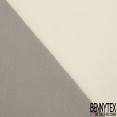 Crêpe mousseline georgette de soie uni pétrole