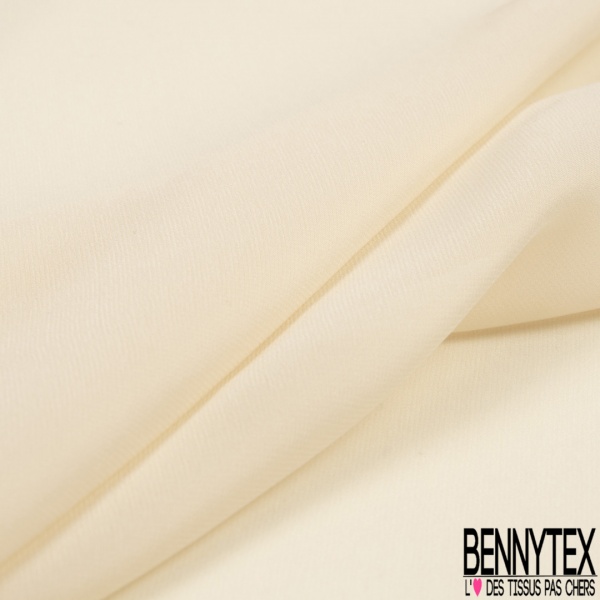 Crêpe mousseline georgette de soie uni pétrole