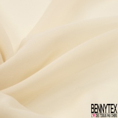 Crêpe mousseline georgette de soie uni pétrole