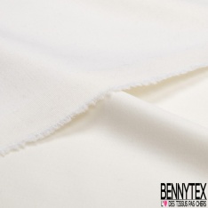 Drap de laine soie fin élasthanne costume satiné uni huile d'amande