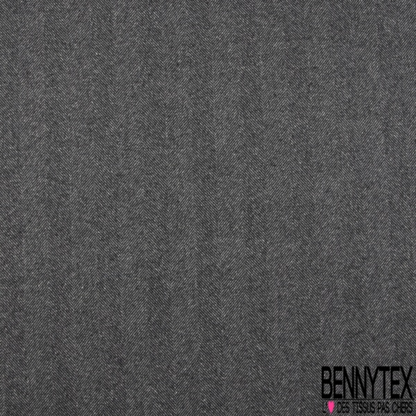 Laine chevron beige et taupe