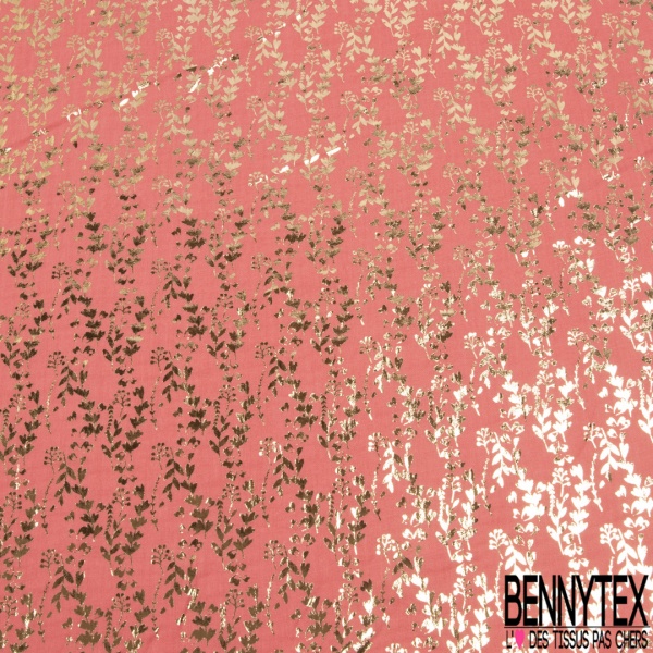 Coton double gaze imprimé fleur des champs multicolore fond bleu nuit