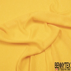 Coupon 3m crépon viscose élasthanne motif fine rayure verticale lurex argent fond blanc discret