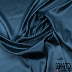 Satin polyester élasthanne pêche