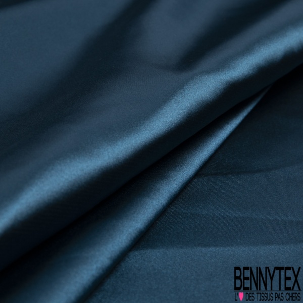 Satin polyester élasthanne pêche