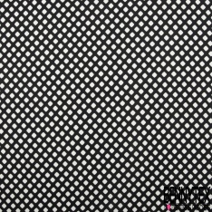 Coupon 3m Satinette polyester imprimé bestial ton naturel et terre