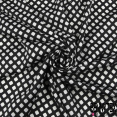 Coupon 3m Satinette polyester imprimé bestial ton naturel et terre
