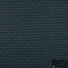 Toile Lorraine 100% Coton Modèle DOUCET Ton Bleu Canard