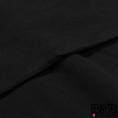 Jersey modal viscose uni noir profond